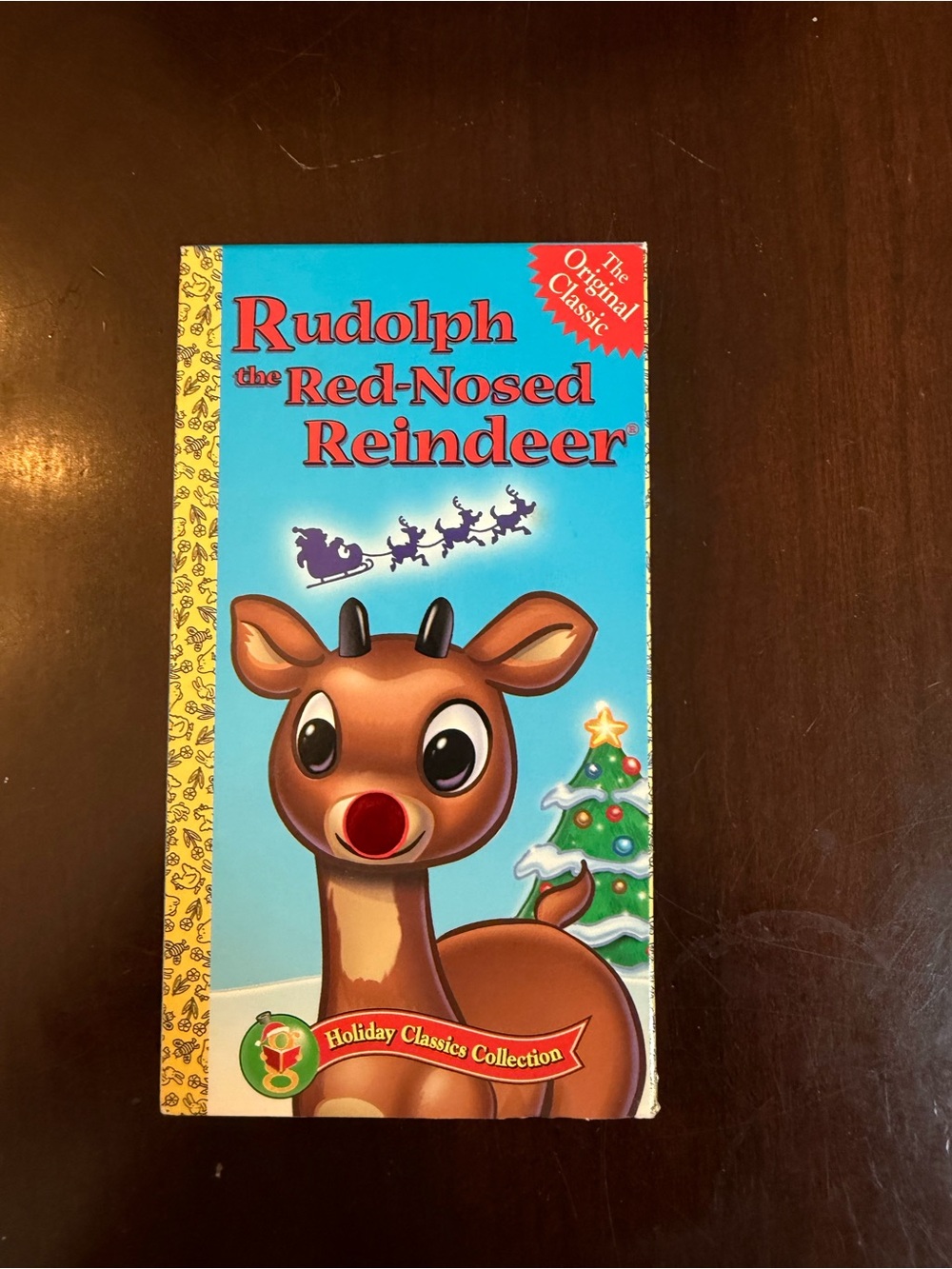 Vintage Rudolph the Red-Nosed Reindeer Golden Book Video VHS
